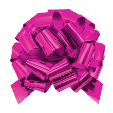 Бант Шар металл розовый D46см 10см/G