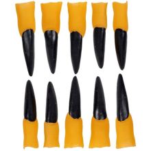 Пальцы ведьмы черные ногти 10шт/G