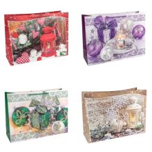 Пакет бум Новогодняя сказка микс 45х33см