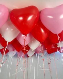 Шары сердца ассорти