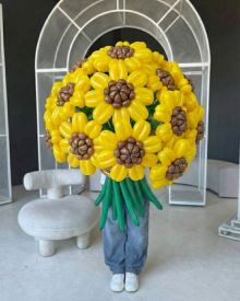 Подсолнухи из шаров