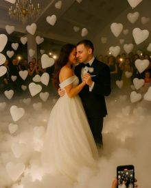 Взрыв шаров на свадьбе