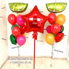 Фонтан с фруктами на день рождения