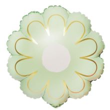  ЦветокРомашка зеленая с золотом