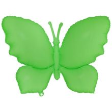  Бабочка неон зеленая