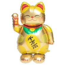  Кот Манэки-нэко золотой