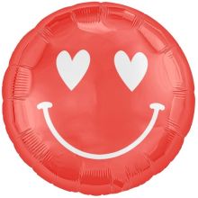 Р 18" Смайл с сердечками