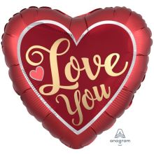 А ДЖАМБО ILY Надпись сатин золото P32