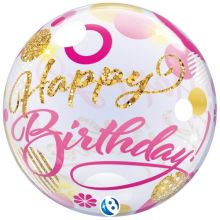 T BUBBLE 22" HB Круги золотые розовые