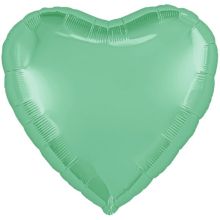 Р Б/РИС СЕРДЦЕ 18" Шалфей Бохо