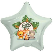 Р 18" РУС С ДР Веселые зверята