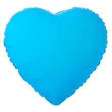 К Б/РИС СЕРДЦЕ 18" Неон Blue