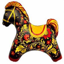  Лошадка Золотая роспись