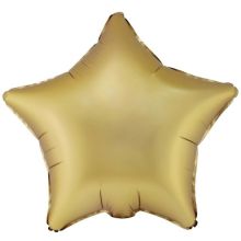 К Б/РИС ЗВЕЗДА 18" Сатин Gold Sateen