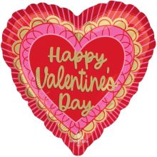 А 18" HVD Сердца ажурные S40