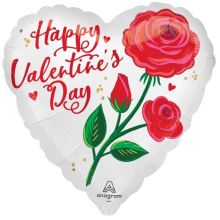 А 18" HVD Роза алое сияние сатин S40