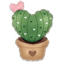  Кактус с сердцами
