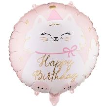 ПД 18" Киска HAPPY BIRTHDAY