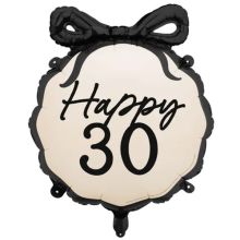 ПД 18" ШАР с бантом HAPPY 30