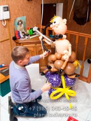 Подарок стрельцу из воздушных шаров