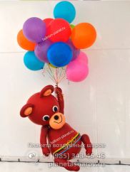 Олимпийский мишка из шаров Олимпийский мишка из шаров