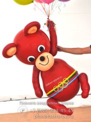 Олимпийский мишка из шаров Олимпийский мишка из шаров