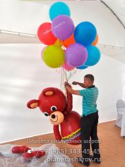 Олимпийский мишка из шаров Олимпийский мишка из шаров