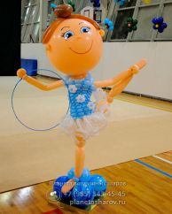 Гимнастки из шаров