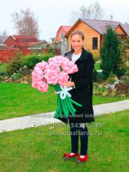 Цветы из шаров для любимой