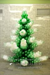 Большая елка из шаров Большая елка из шаров