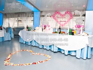 Украшение свадьбы воздушными шарами