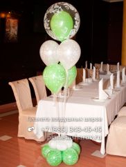 Оформление воздушными шарами свадьбы