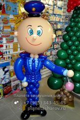 Полицейские из шаров
