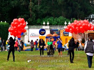 Раздача шаров для акции MÖVENPICK Раздача шаров для акции MÖVENPICK