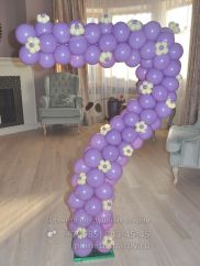 Оформление в сиреневом цвете