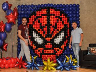 Оформление детского праздника в стиле «Человек-паук» Оформление детского праздника в стиле «Человек-паук»