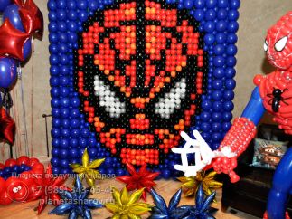 Оформление детского праздника в стиле «Человек-паук» Оформление детского праздника в стиле «Человек-паук»