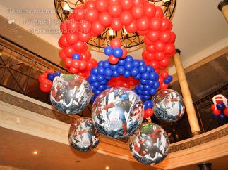 Оформление детского праздника в стиле «Человек-паук» Оформление детского праздника в стиле «Человек-паук»