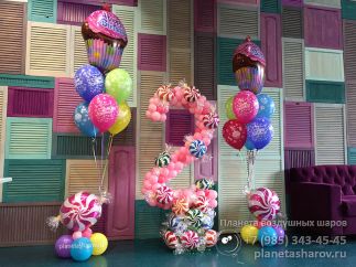 Оформление сладкого праздника