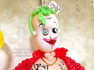 Джокер и Харли из шаров