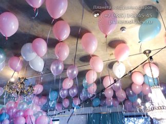Большой шар из воздушных шаров