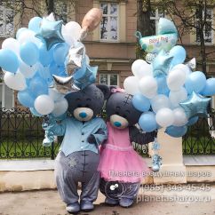 Шарики на выписку из роддома мальчика