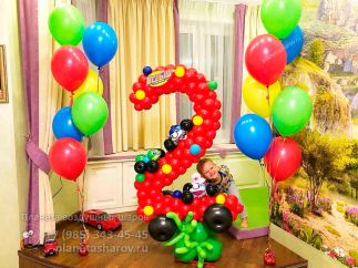 Шарики на 2 года для любителя Вспыша Шарики на 2 года для любителя Вспыша