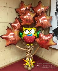 Композиции из шаров на день знаний