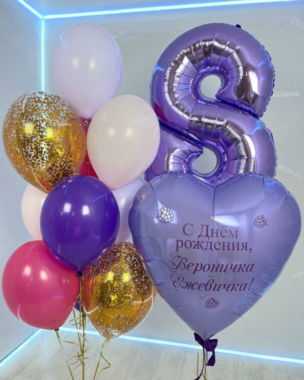 Весенний букет из шаров