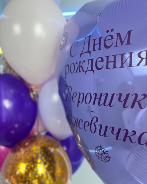 Весенний букет из шаров