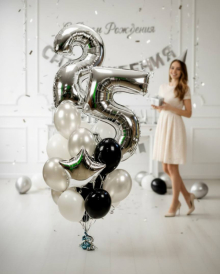 Набор шаров на 25 лет