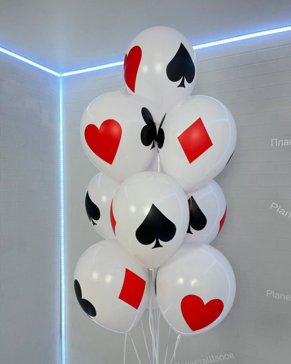 Фонтан из шаров с мастями