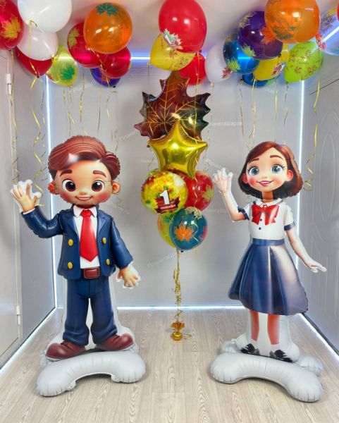 Шарики "Поздравляем с 1 сентября"