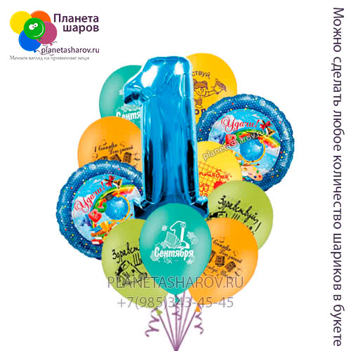 Воздушные шары "Удачи в школе"